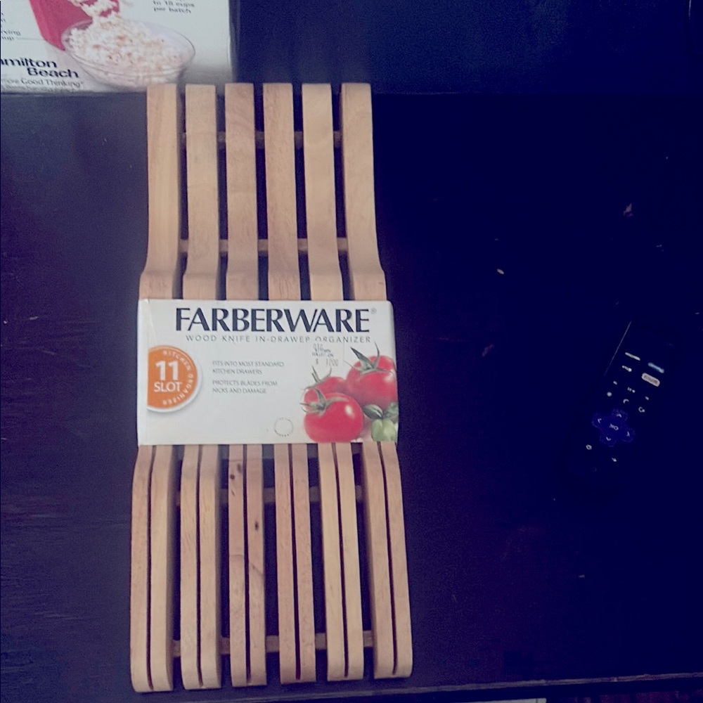 Farberware Natural Wood Knife Holder